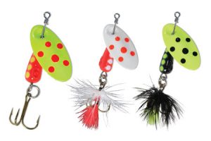 Spotted GLO Panther Martin Lures