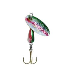 Hammered Spinner Rainbow Trout Holographic PMHM RTH